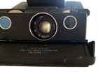 Polaroid Sx-70 Land Camera Alpha 1 Se Blue Button Not Tested And 3 Accessories