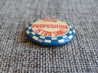 Vintage Humorous Pin Pinback Button Your Proposition Is Too Small  119-y