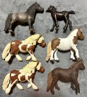 Schleich Assorted Models Lot Of 6 Pony Figurines Free Shipping