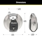 Master Lock M40xt Stainless Steel Disc Lock Padlock 2-3 4 In 
