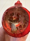 Jewel Brite Diorama Mirror Christmas  Ornaments  Seven Total 