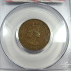 1966 Pcgs Jamaica - 1 2 Penny 9-11-01 Wrc Ground Zero Recovery Coin  53970a