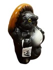 Vintage Ceramic Shigaraki Japanese Tanuki Lucky Racoon Statue