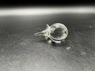 Vintage Hand Blown Glass Mouse Figurine Clear Glass Animal Miniature