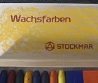Wachsfarben Stockmar Beeswax Crayons Wood Box 16 Sticks   Blocks Germany