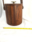 Vintage Vermillion Walnut Ice Bucket     Mid-century