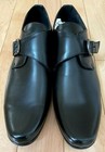 New Alpine Swiss Men s Dress Shoes Size 9 Uster Black With Buckle-free Shipping 