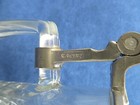 German Crystal Etched Beer Stein W  Pewter Lid Mug 