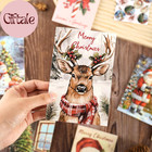 Vintage Christmas Greeting Cards With Envelopes 18 Pack Retro Christmas Blank No