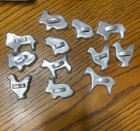 Vintage Children s Aluminum Kitchen Cookware  Wilton  Cookie Cutters  Muffin Pan