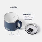 Yeti Rambler   14 Oz Mug With Ford Tough Insignia Embossed