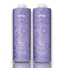 Amika Bust Your Brass Cool Blonde Repair Shampoo   Conditioner 33 8oz Duo  pumps
