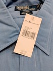 Polo By Ralph Lauren Men Button Down Dress Shirt Vintage Hong Kong Size 16-35