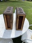 Antique Wooden Singer Treadle Sewing Machine Drawers 6 Drawer Set Carved Oak