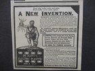 Seven 1882-1905 Quack Medicine Ads  electric Belt Of Life  Corset Newspaper Ads