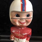 Vintage 1960   s Boston Patriots Nfl Bobble Head Nodder Bobblehead Gold Base