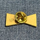 Vintage Budweiser Bowtie Logo Lapel Pin 1990s