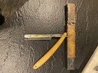 Antique Sunrise  Barbers Use Straight Razor - Still In Original Cosmoline   