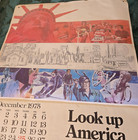 1976 Coca-cola Bicentennial Calendar Poster Coke