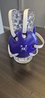 Cliff Keen E58 Signature Wrestling Headgear  Adult  Purple With White Straps