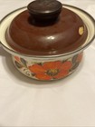 Vintage 1970s Sanko Metal Cooking Pot With Lid Show-pans Ware