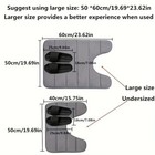 Memory Foam U-shaped Toilet Mat Anti-slip Absorbent Bathroom Rug Carpet Decor