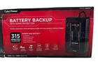 Cyberpower 650va 8-outlet Battery Back-up System 360w With Usb  Sx650u  ob1 