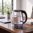 1 7l Glass Electric Tea Kettle 1000w Fast Boil Cordless Auto-shutoff   Boil-dry