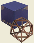 Da Vinci Platonic Icosahedron 3d Geometric Model 4 5  Polyhedron Interior Accent