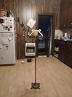 Amazing Antique Solid Brass Music Stand Musical Conductor Decor Restaurant Event
