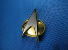 Star Trek The Next Generation 2  Metal Magnetic Qmx Communicator Badge