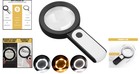Large Lens Lighted Magnifying Glass - 18 Leds   3 Light Modes For Precision