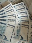 Zimbabwe 100 Billion Dollars  Lot 10  Unc  Special Agro Cheque Aa 2008  Bundle