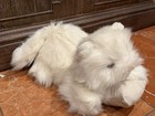 Dakin Kitty Cat White Plush Hand Puppet 18  Stuffed Animal Vintage 1986 Euc