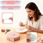 Retractable Measuring Tape Set 4-pack Soft White  Green  Gray  Pink