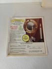 1981 Vintage Nautical Brass Porthole With Mirror Glass  Nos   7in Wide 