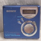 Sony Mz-nf610 Type S Net Md Minidisc Walkman Portable Player Blue Tested