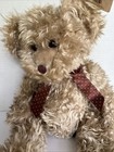Russ Berrie Bears From The Past Radcliffe Teddy Bear 15    Plush Shaggy Curly Hair