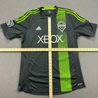 Adidas Seattle Sounders Fc Jersey Mens Large Gray Xbox Soccer Climalite Pullover