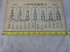 Vintage 1955 Marilyn Monroe Nude Calendar Original Golden Dreams Rare 21 3 4 X12