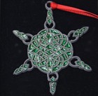 Celtic Snowflake Christmas Ornament Irish Themed
