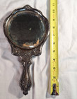 Antique Art Nouveau Silverplated Hand Mirror