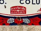 Original  kurth s Beer  Large Double Sided Porcelain Sign   35 x 27   Rare Find