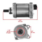 Starter Fits Honda Trx250te Recon 250 2x4 Es 2008 2009 2010-2021 Starting Motor