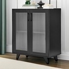 Kitchen Buffet Server Table Accent Sideboard Cupboard Server Buffet Console