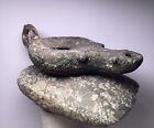 Ancient Luristan Bronze  Oil Lamp  From Ex Estate Of Dina Recanati