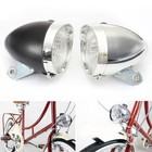 Classical Chrome Vintage Bicycle Bike Led Light Headlight Front Retro Head Lamp