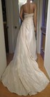 Wedding Gown  alfred Angelo  Full Length Iced Gold Size 6 Strapless W train Vntg