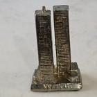 New York Ny Wtc World Trade Center Souvenir Building Twin Towers Metal Pre 9 11