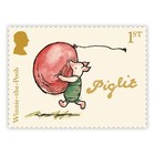 Winnie The Pooh Stamps Piglet Fan Sheet From Royal Mail